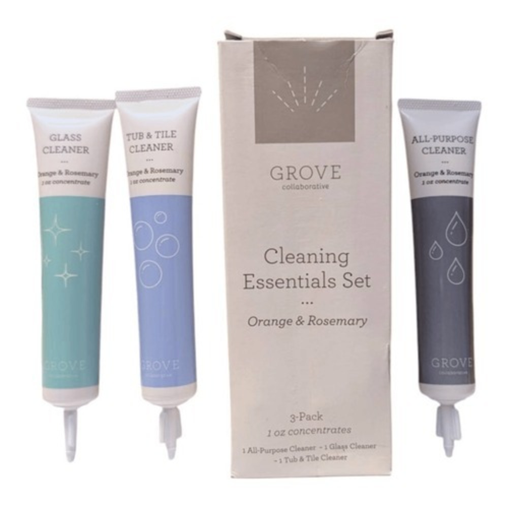 Grove Collaborative Cleaning Essentials Set‎ 3-Pack Orange & Rosemary 1 oz Tubes
